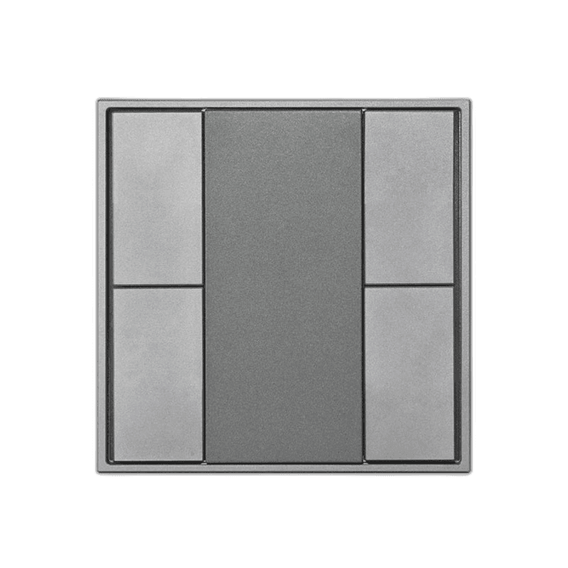 ENVO DALI2 Wall Panel, 4 Buttons, Slim Silver