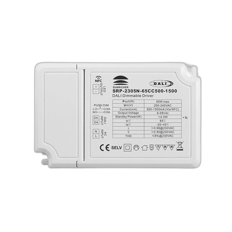 ENVO DALI2 DT6 CC Driver, 65W, 500-1500mA, NFC Contol