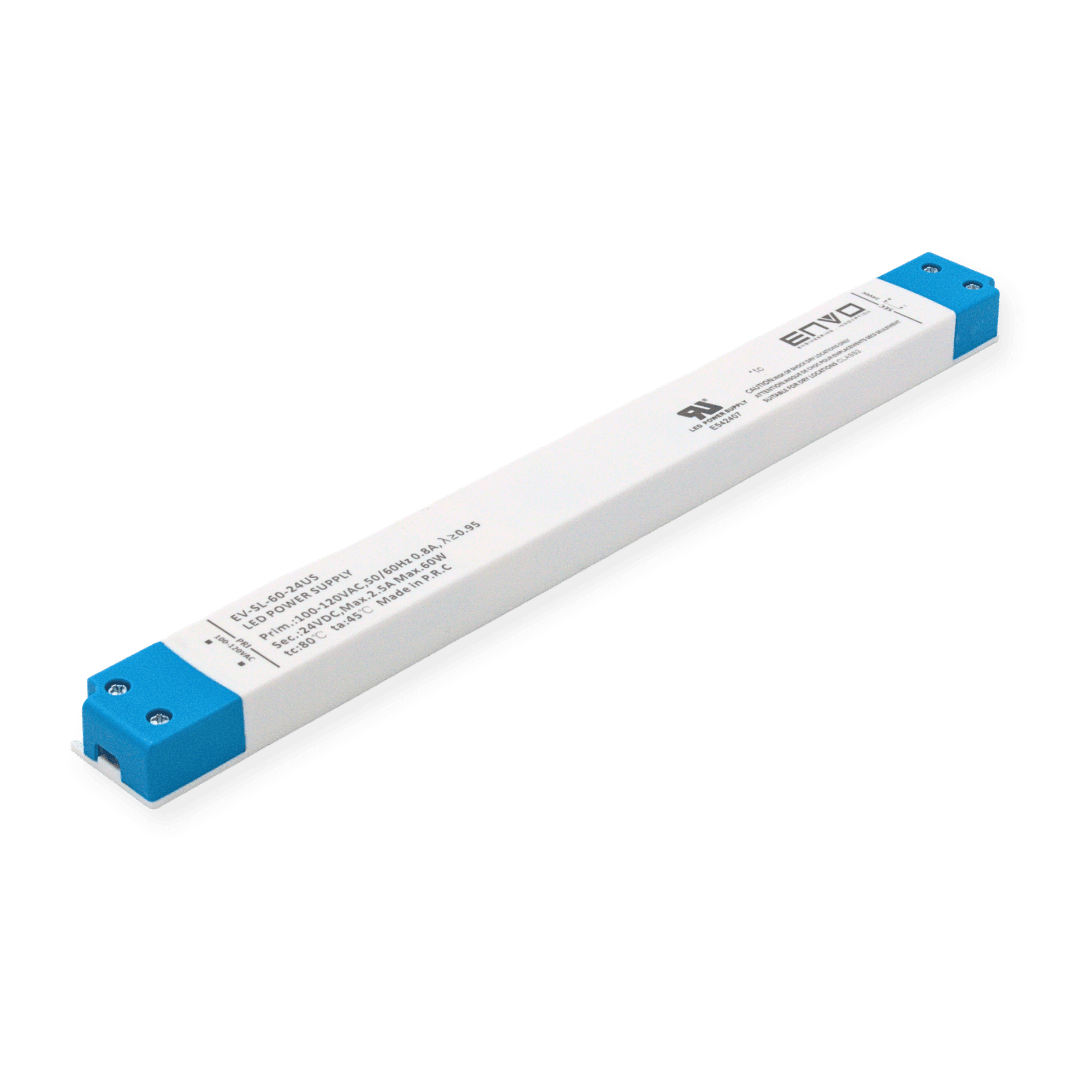 ENVO EV-SL-60-24US Linear Type LED Driver 60W 24V 2.5A