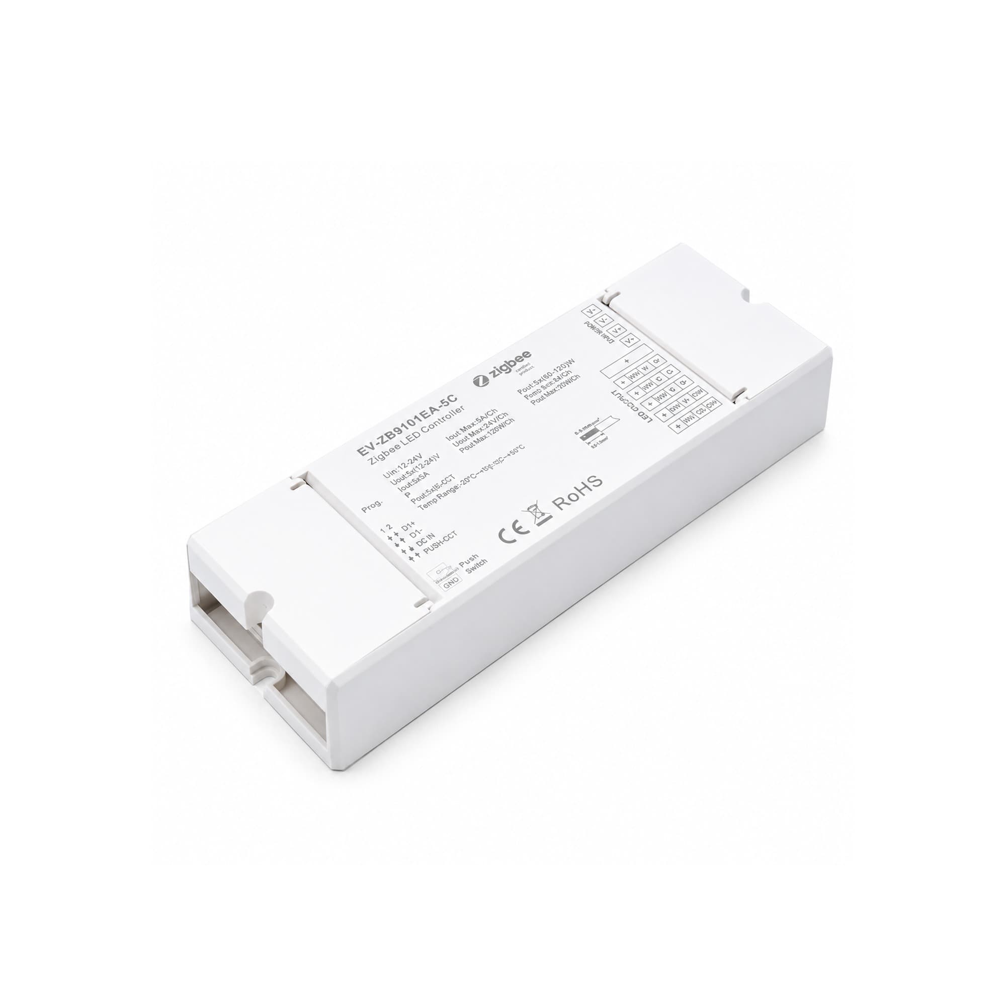 ENVO ZigBee 5 Channel Controller 12-48V 4-8A per Channel
