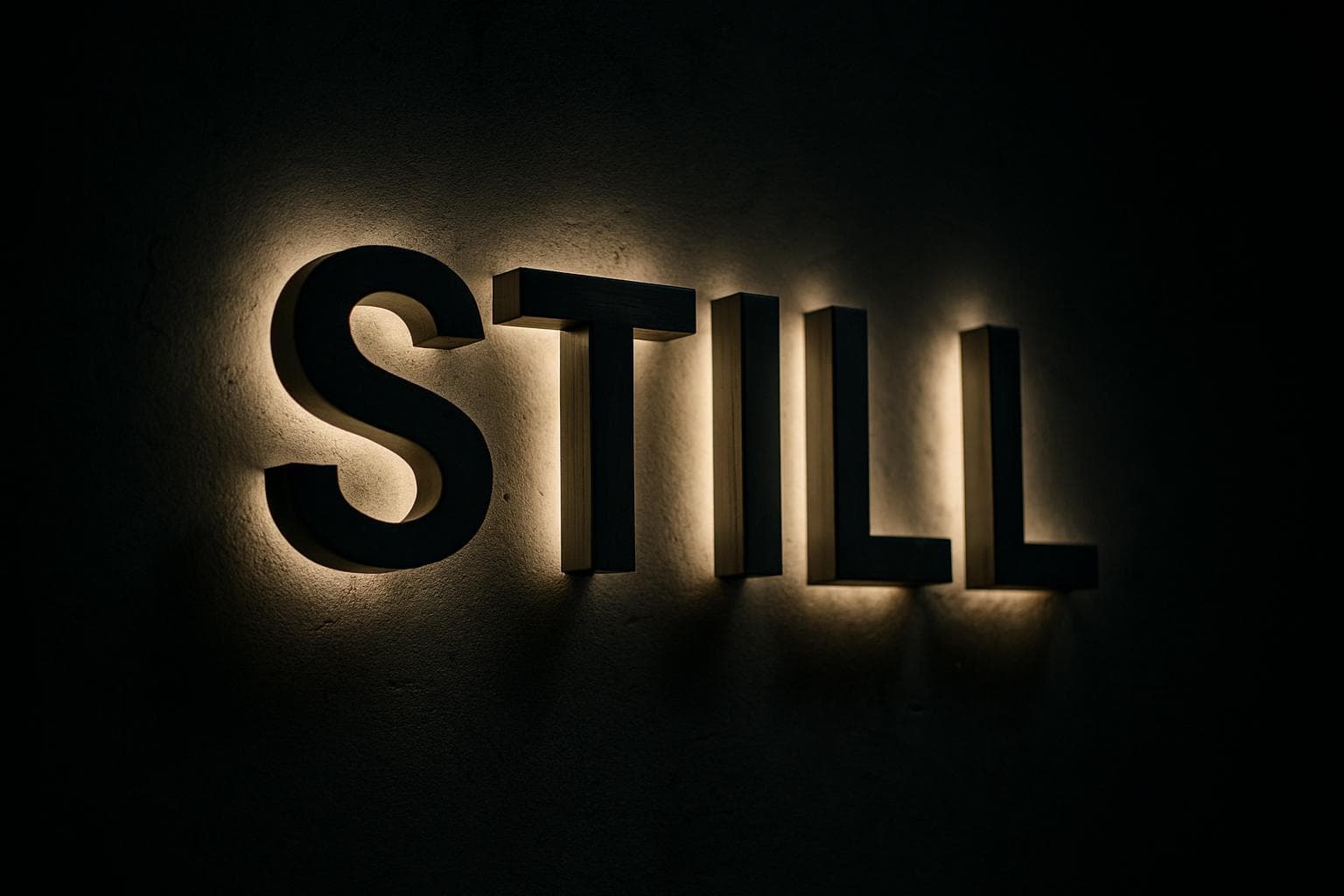 MiniLux halo-lit letters
