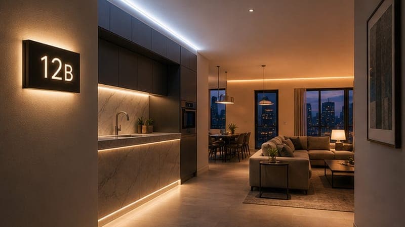 EV-ZB2868K7-5C application - Tunable white living space