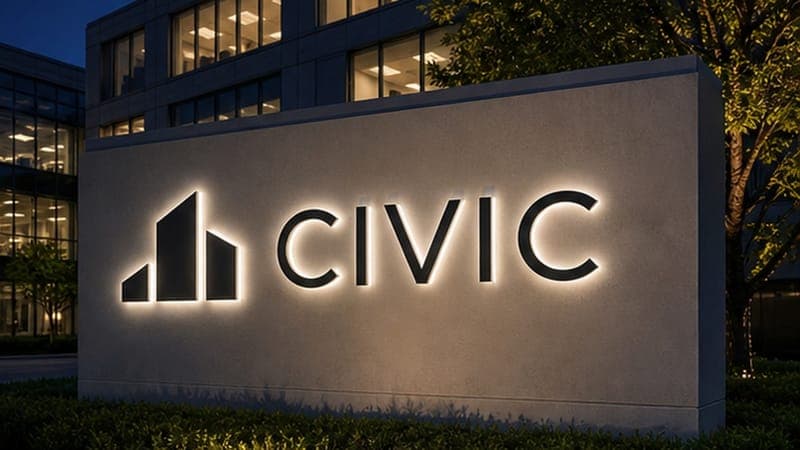 EV-BLPG04LBY-NW application - Corporate facade sign