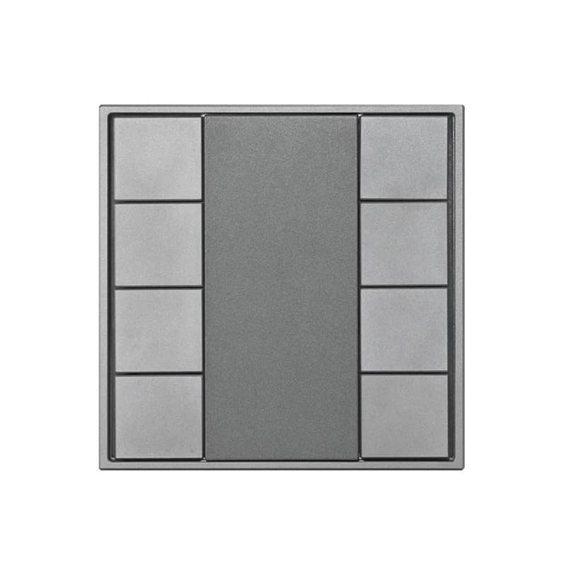 ENVO DALI2 Wall Panel, 8 Buttons, Slim Silver