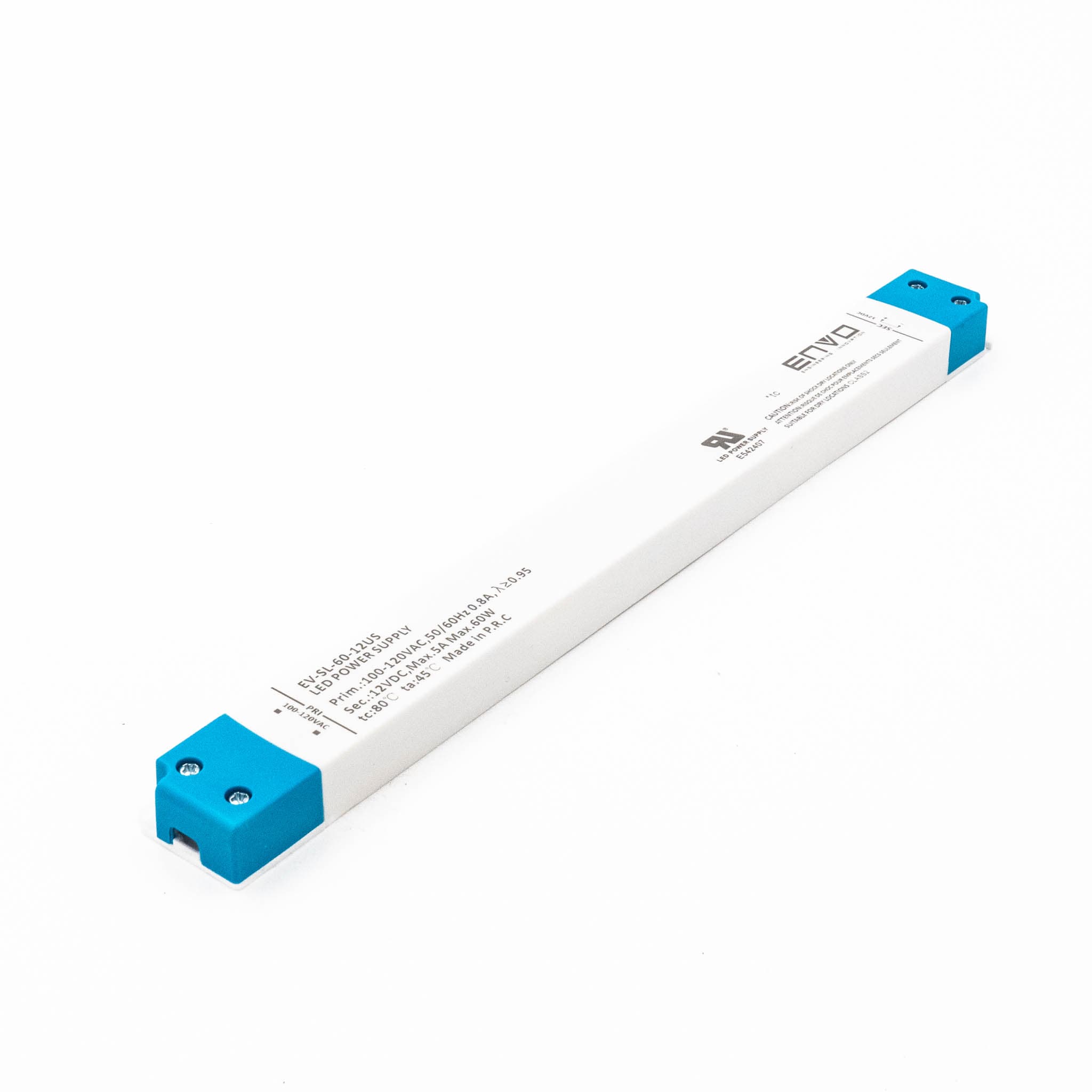 ENVO EV-SL-60-12US Linear Type LED Driver 60W 12V 5A