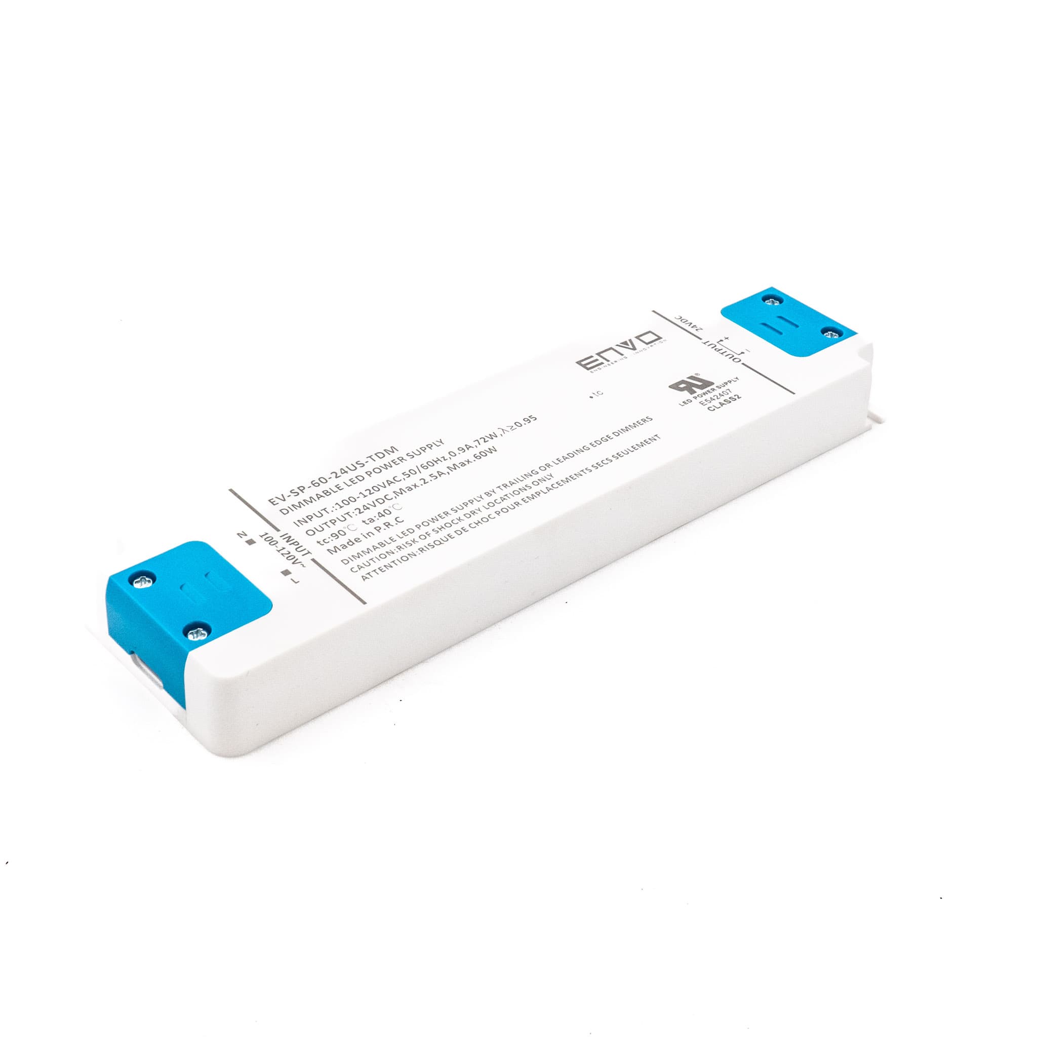 ENVO EV-SP-60-24US-TDM Triac Dimmable LED Driver 60W 24V 2.5A