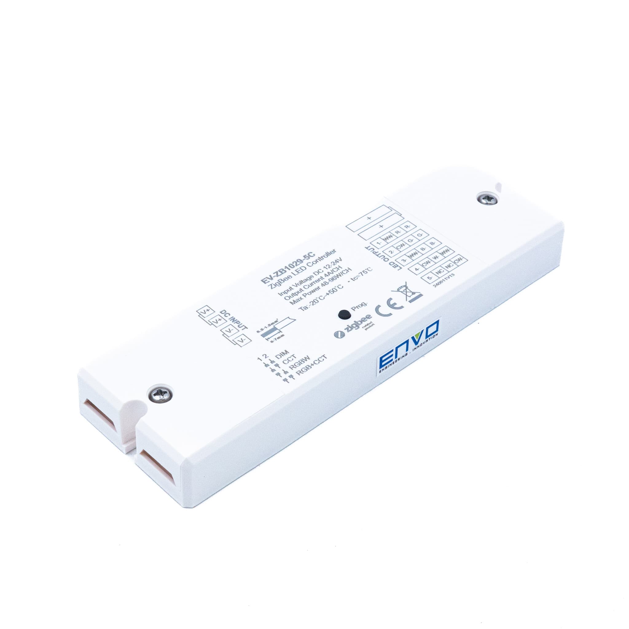 ENVO Zigbee Super Thin 5 Channel Controller 12-24V 4A per Channel