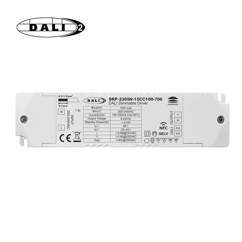 ENVO DALI2 DT6 CC Driver, 15W, 100-700mA, NFC Control
