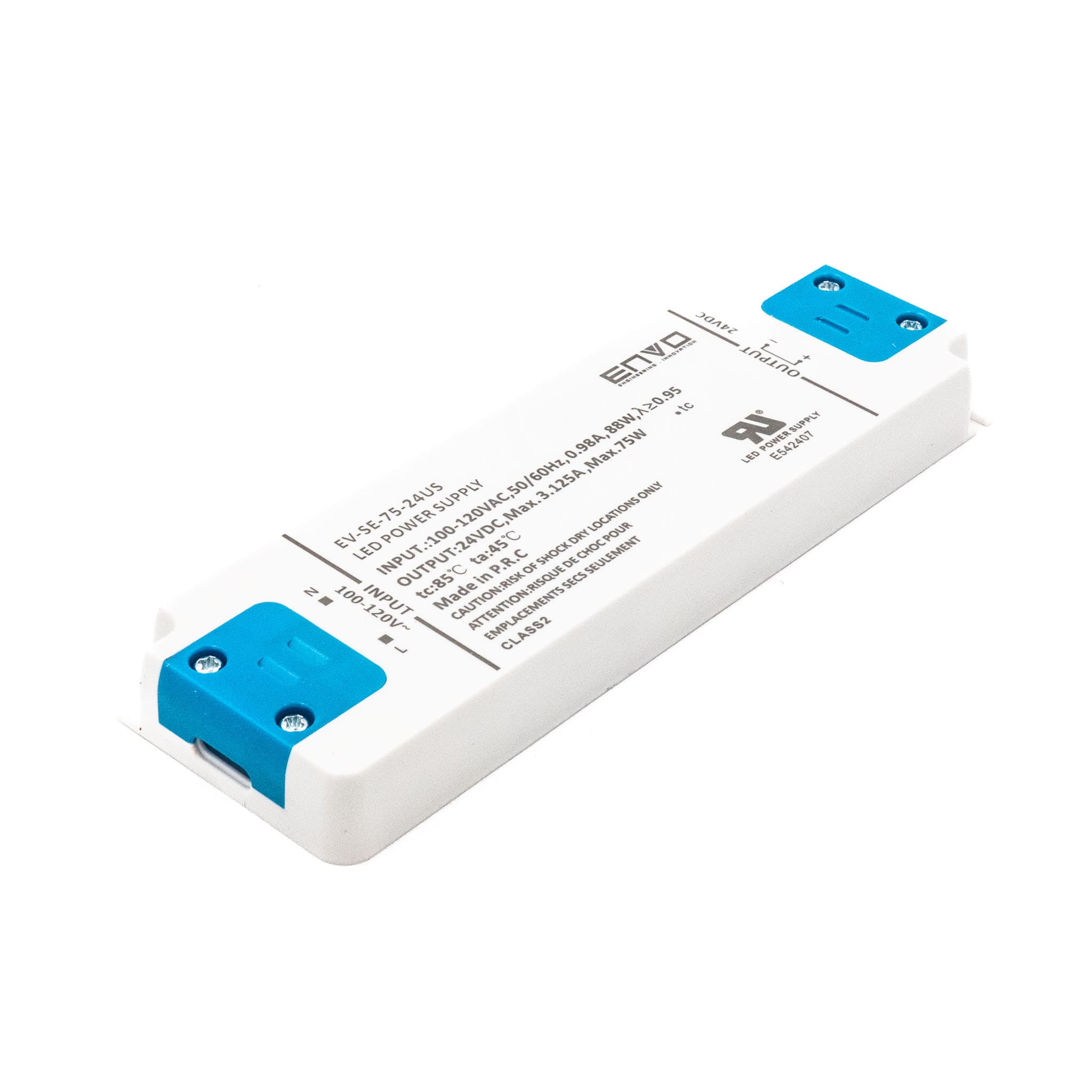 ENVO EV-SE-75-24US LED Driver 75W 24V 3.125A