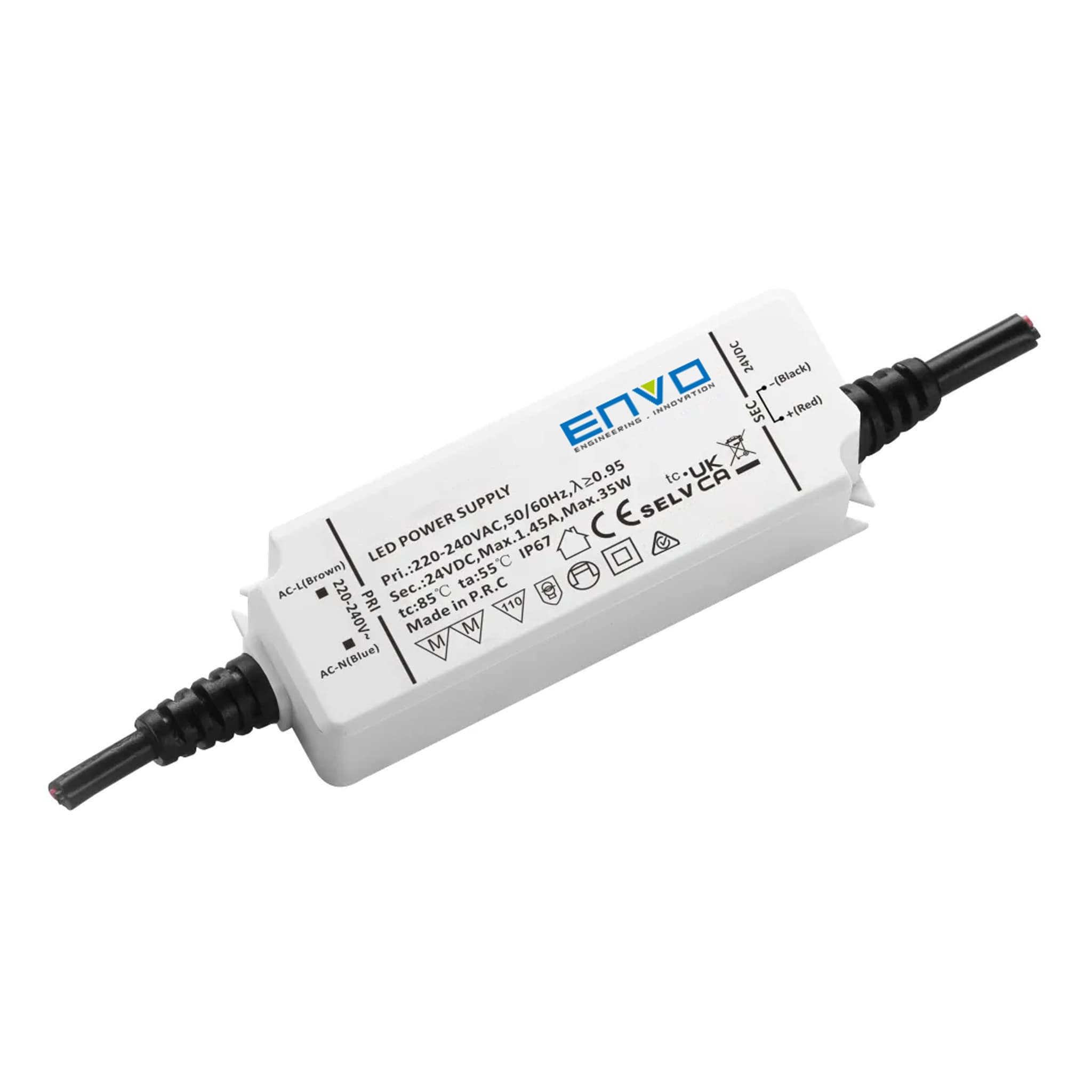 ENVO EV-SNP-35-12 LED Driver 35W 12V Waterproof IP67 2.9A