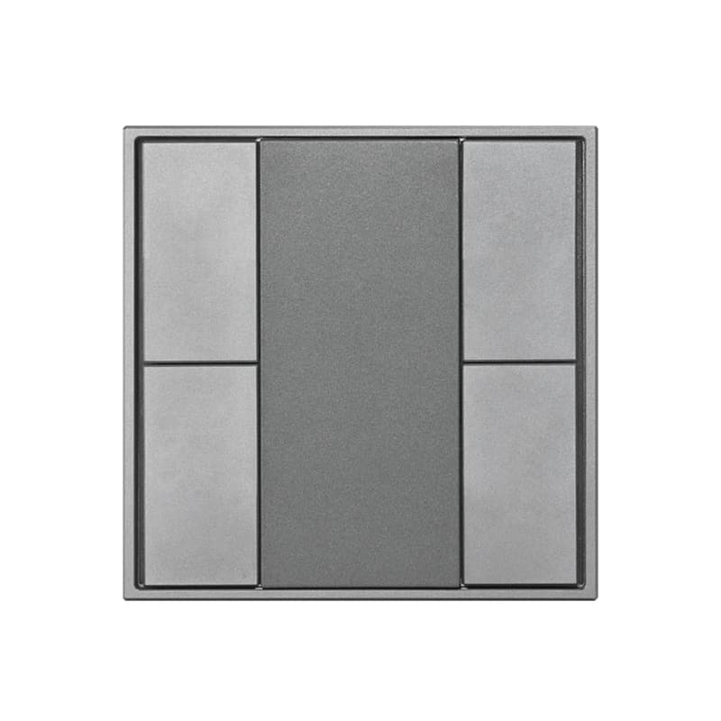 ENVO DALI2 Wall Panel, 4 Buttons, Slim Silver