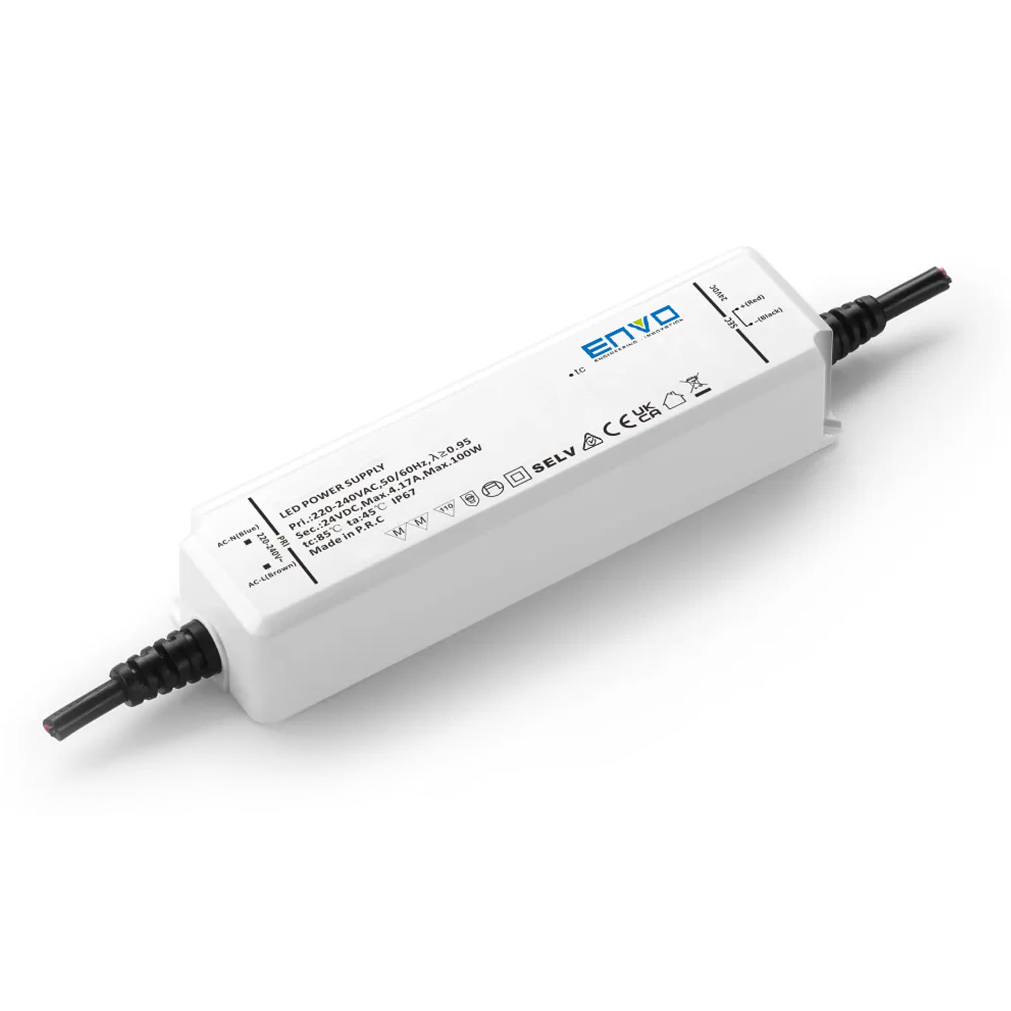 ENVO EV-SNP-100-12 LED Driver 100W 12V Waterproof IP67 8.3A