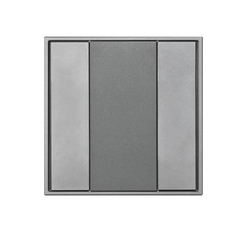 ENVO DALI2 Wall Panel, 2 Buttons, Slim Silver